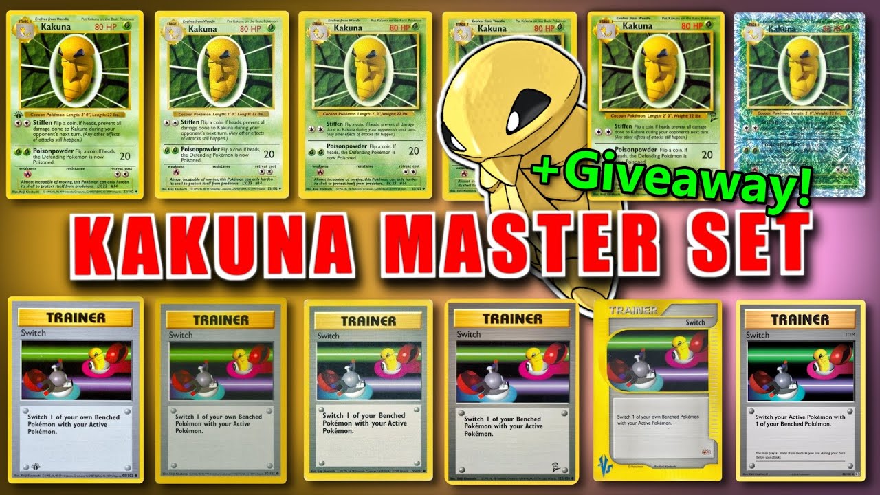 Every Kakuna Card - The Ultimate Pokemon Master List Episode 14