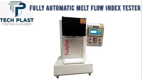 Fully Automatic Melt Flow Index Tester | Techplast Testing Machines | MFI| ASTM D1238 and ISO. 1133