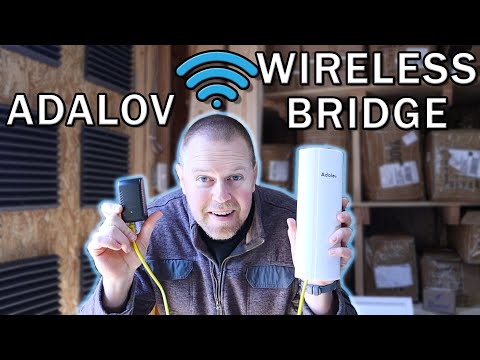 Adalov Point To Point Wireless Bridge Install