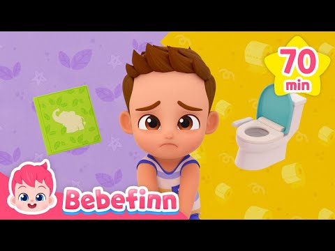 💩 Poo Poo And Boo Boo | Healthy Habit Songs | Play at Home with Bebefinn | Nursery Rhymes for Kids