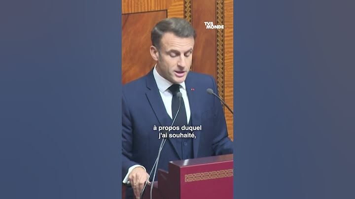 Emmanuel Macron réaffirme le soutien à la "souveraineté marocaine" au Sahara occidental.