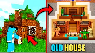 Minecraft | Found Oldest Redstone House With Oggy And Jack | Minecraft Pe | In Hindi | Survival |