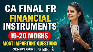 Most Important Question 1 Financial Instruments CA Final FR Study Material Solutions by GENIUS GURL 