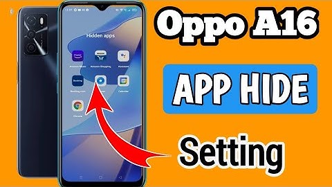OPPO A16 mobile me Apps hide setting/How to hide app in OPPO a16 mobile