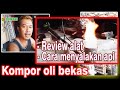 REVIEW DAN CARA MENYALAKAN KOMPOR OLI BEKAS BAGI PETANI JAMUR TIRAM