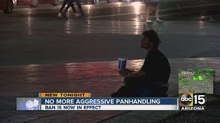 No more aggressive panhandling