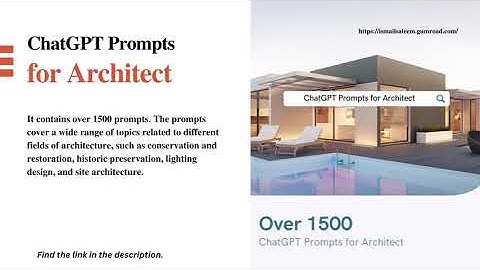 ChatGPT Prompts for Architect