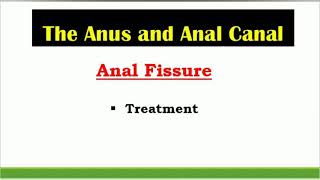 Anal fissure- Treatment| part 2| Ano-rectal disorder