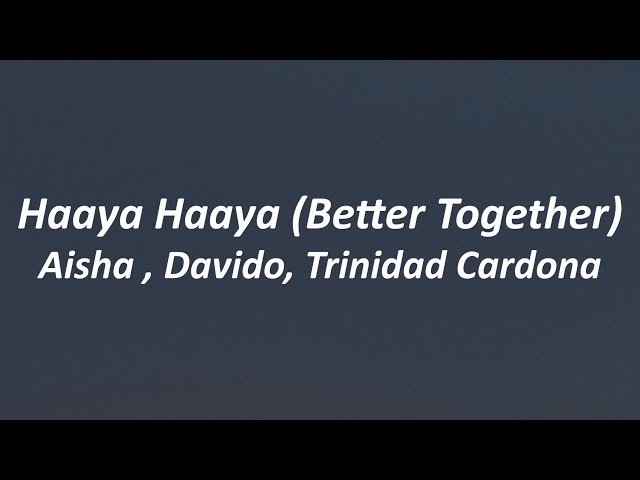 Hayya Hayya (Better Together) | FIFA World Cup 2022 (Lyrics) class=