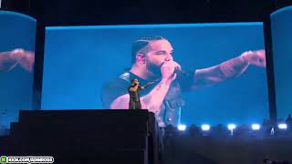 Drake Reacts To Crowd Chanting Fuck Kendrick At Wireless