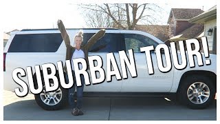 CLEAN MY CAR WITH ME 2018 | 2017 CHEVY SUBURBAN LT REVIEW & TOUR