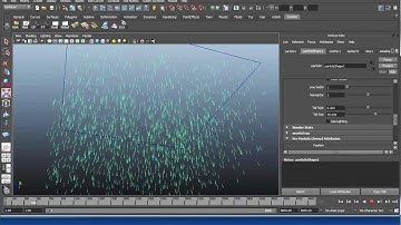 3D Maya tutorial - How to make rain