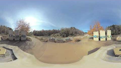 Devonian Fossil Gorge: Entry Plaza 360° View | Iowa Land and Sky