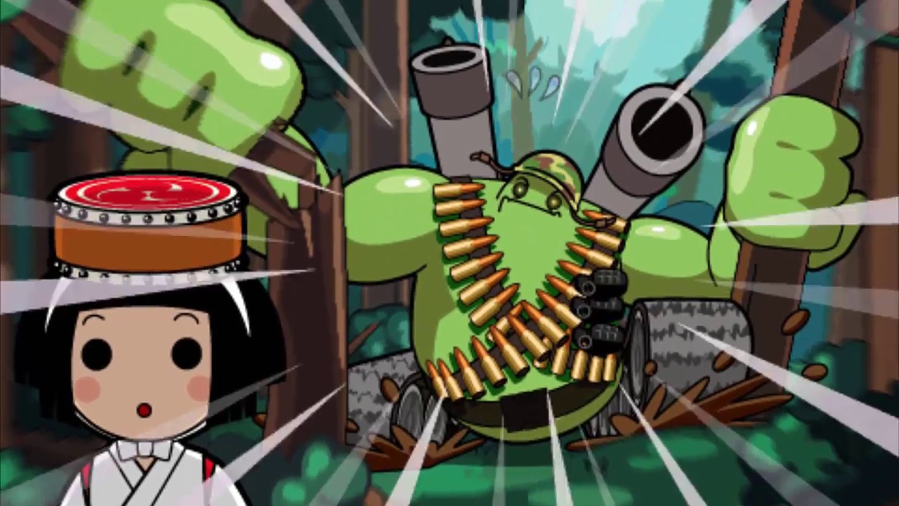 Taiko no Tatsujin Portable DX story mode [2]: Guts Cannon!