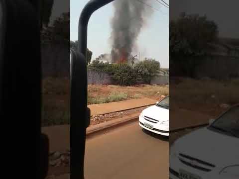 Incêndio destrói casa do Jardim Independência, em Sarandi