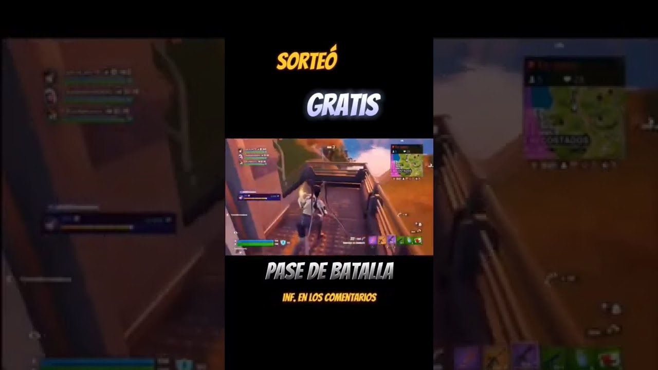 sorteó de pase de batalla en fortnite, cualquiera puede participar. 