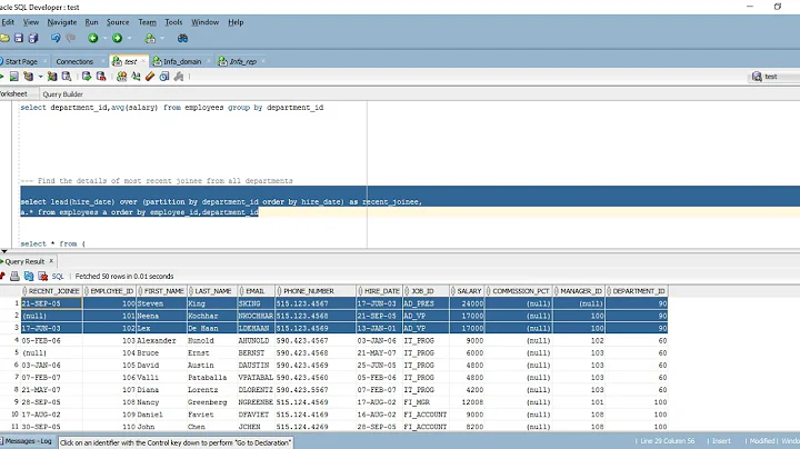 Analytical Functions in oracle explained with real examples