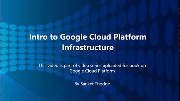 1  Intro to GCP Infrastructure