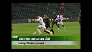 Kocaeli̇spor - Ankara Keçi̇örengücü Maçi