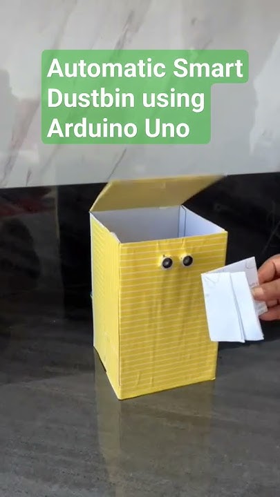 Automatic Smart Dustbin using Arduino Uno. #robotics #innovateABit # ...