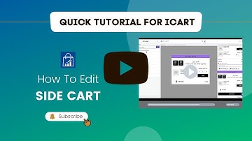 A Quick Tutorial - iCart Cart Drawer Cart Upsell