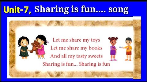 Sharing is fun ....Song/ Ennum Ezhuthum English/ Term-3/ unit-7/ Festivals