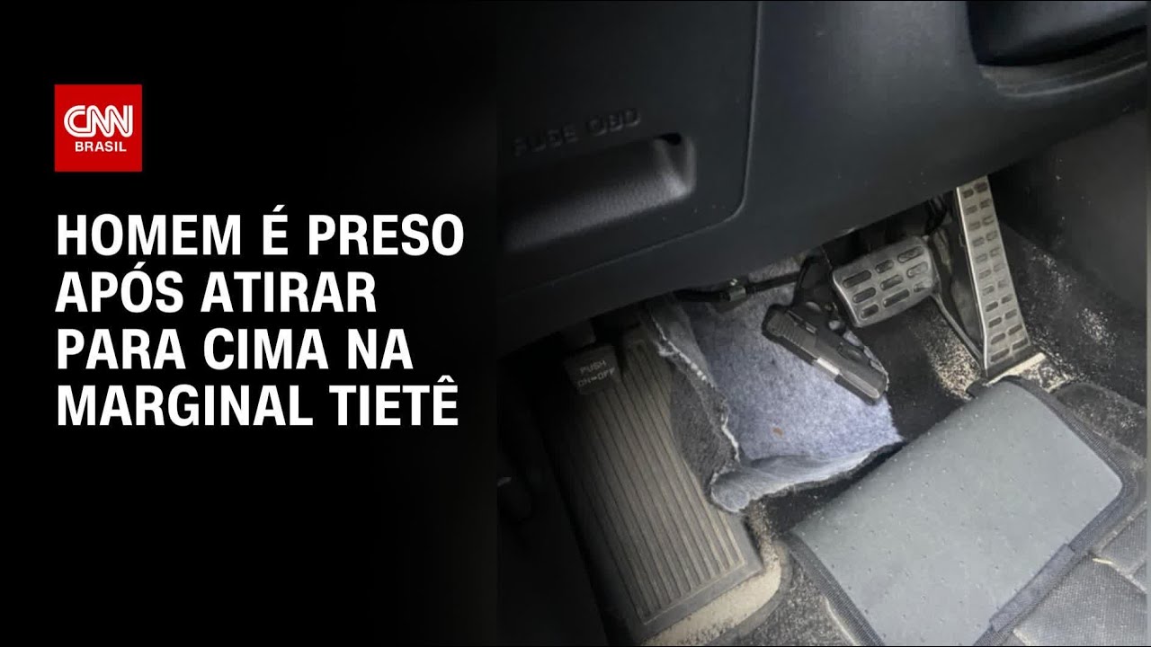 Homem finge ser policial, atira pra cima na Marginal Tietê e é preso em São Paulo | AGORA CNN