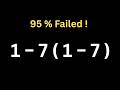 Only 1% Can Solve This Math Problem!