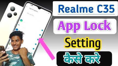 How to lock apps in Realme c35 / Realme c35 me app lock kaise kare / app lock setting