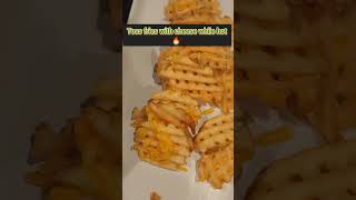 Steak and waffle fry nachos #cooking #food #recipe