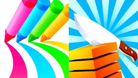 Pencil Rush VS Slice lt All Gameplay Walkthrough Android,iOS / New Update