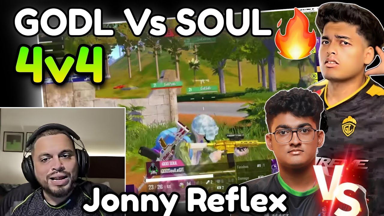 GODL VS SOUL 🔥 Jonathan On Fire 😲 Pure 4v4 Fight - YouTube