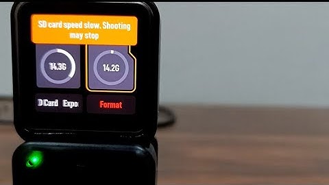 Dji Action 2 camera SD card problem || How to solve SD card error in DJI action 2 camera !