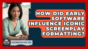 How Did Early Software Influence Iconic Screenplay Formatting? - Screenwriter