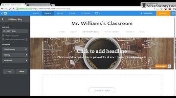 Making a Classroom Website with Weebly (pt. 2)