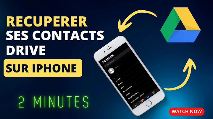 Synchroniser ses contacts gmail sur iphone 11