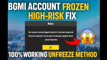 Your BGMI Account Flagged High Risk? ⚠️ Full Solution ❄️