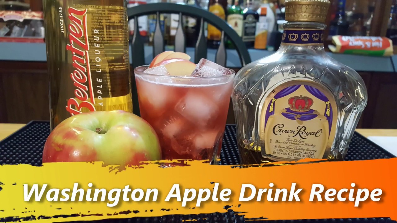 Washington Apple Drink Recipe The Famous Crown Royal Cocktails Youtube