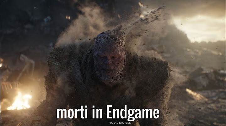 Tutte le morti piu importanti di Avengers Endgame in ita