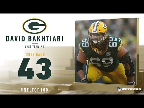 #43: David Bakhtiari (OT, Packers) | Top 100 Players of 2019 | NFL