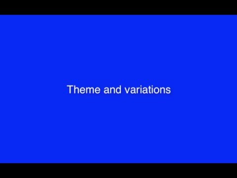 Teaching Music with Soundbeam Unit 6 Theme and Variations