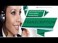 Evaluating Medical Transcription Productivity