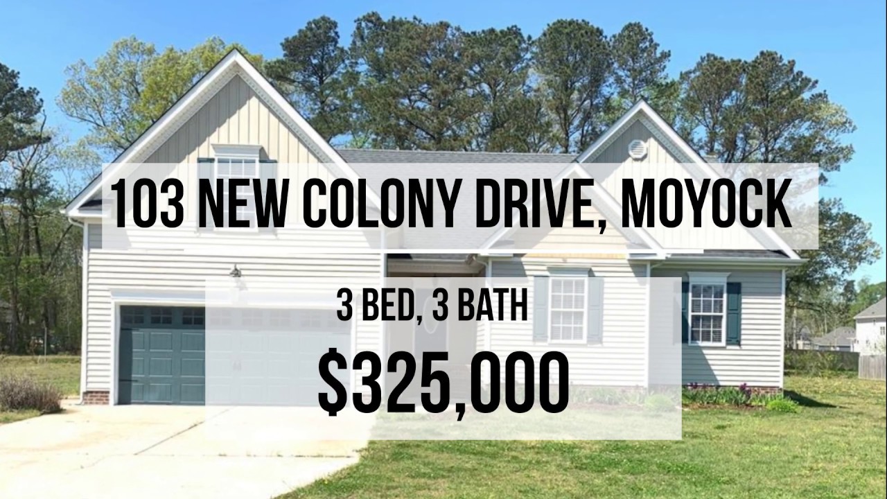 103 New Colony Drive, Moyock NC YouTube