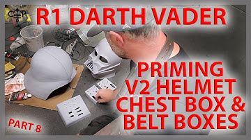 Part 8. Star Wars 3d Printed Rogue One Darth Vader Costume Build...Priming!