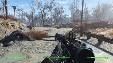 Fallout 4 PS4 - Patch 1.8 (1.08) gameplay update / frame rate test (No mods, bethesda, rly?)