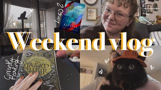 COZY FALL WEEKEND, NEW RELEASE, AND CROCHETING || a weekend vlog