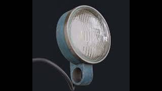 Realistic 3D Automotive Headlight Showcase | Detailed Modeling & Rendering