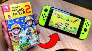 he comprado Super MARIO MAKER 2 para mi Nintendo SWITCH 😆 Unboxing y Gameplay