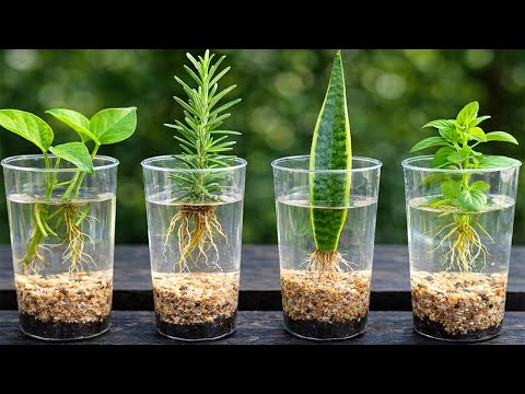 🌱HOW TO ROOT ANY BRANCH, EVEN TREE BRANCHES! 100% SUCCESSFUL TECHNIQUE