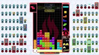 Tetris 99 Team Battle Intense 1V1 With うた 532 Lines Cleared